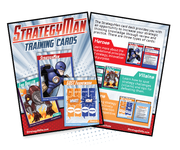 StrategyMan Training Cards – Strategic Thinking Institute Online Store